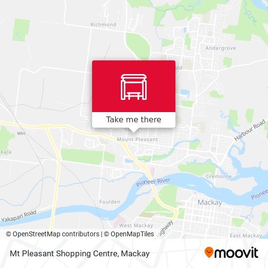 Mt Pleasant Shopping Centre map