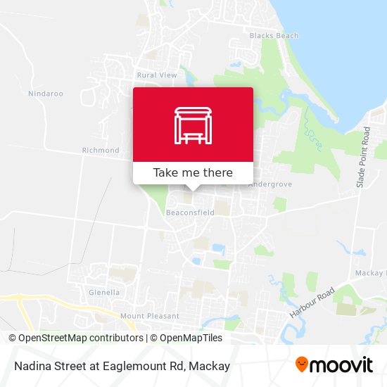 Nadina Street at Eaglemount Rd map