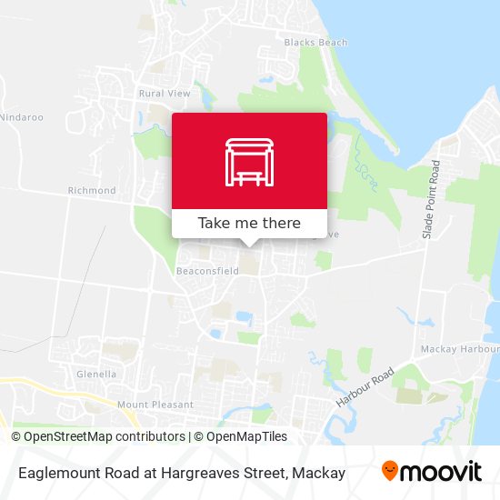 Mapa Eaglemount Road at Hargreaves Street