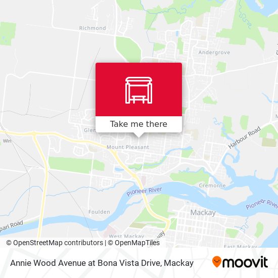 Annie Wood Avenue at Bona Vista Drive map