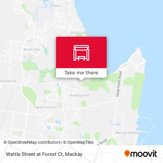Wattle Street at Forest Ct map