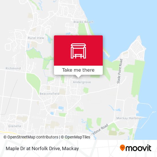 Maple Dr at Norfolk Drive map