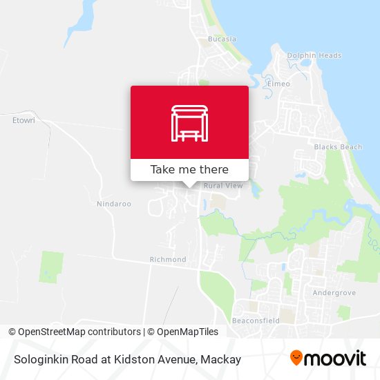 Sologinkin Road at Kidston Avenue map