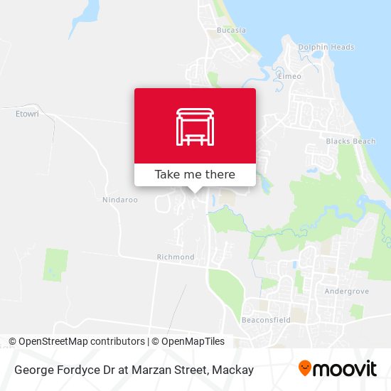 Mapa George Fordyce Dr at Marzan Street