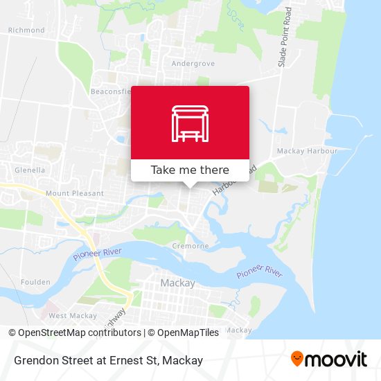 Grendon Street at Ernest St map