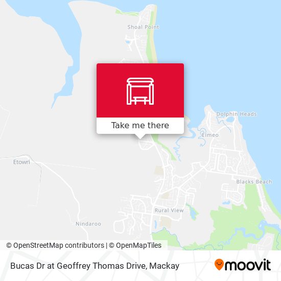 Bucas Dr at Geoffrey Thomas Drive map