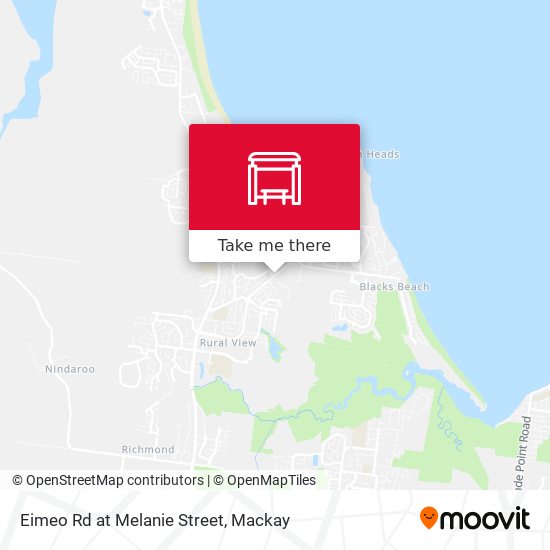Eimeo Rd at Melanie Street map