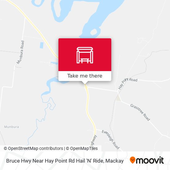 Bruce Hwy Near Hay Point Rd Hail 'N' Ride map