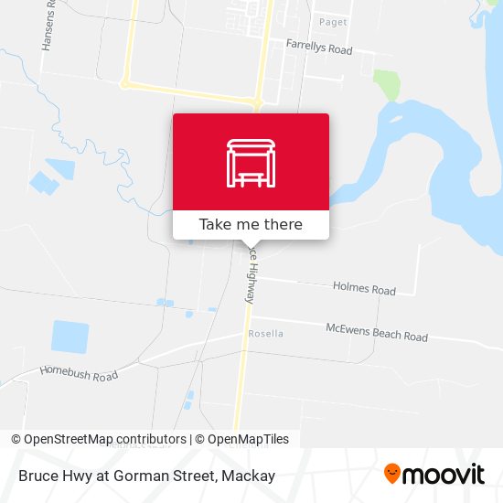 Bruce Hwy at Gorman Street map