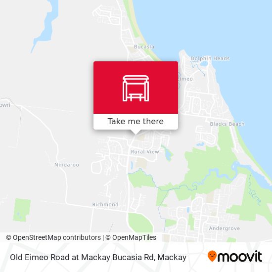 Old Eimeo Road at Mackay Bucasia Rd map