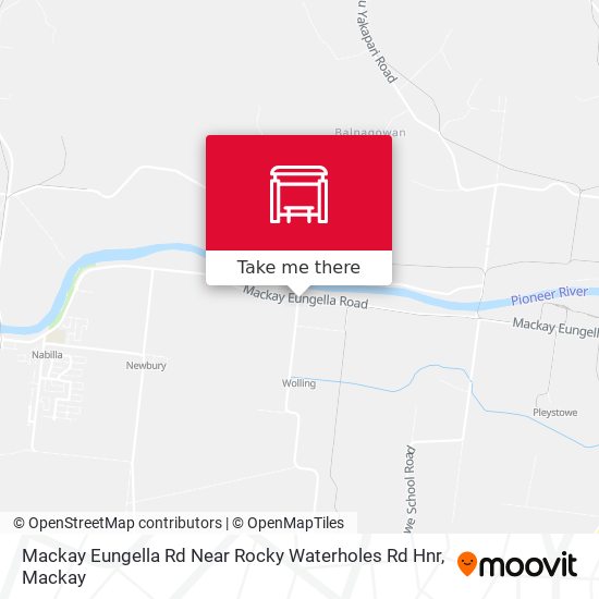 Mackay Eungella Rd Near Rocky Waterholes Rd Hnr map