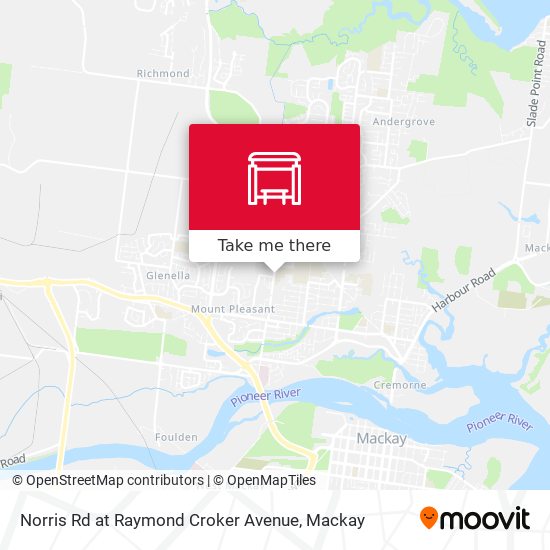 Norris Rd at Raymond Croker Avenue map