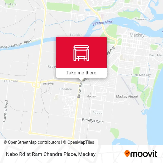 Mapa Nebo Rd at Ram Chandra Place