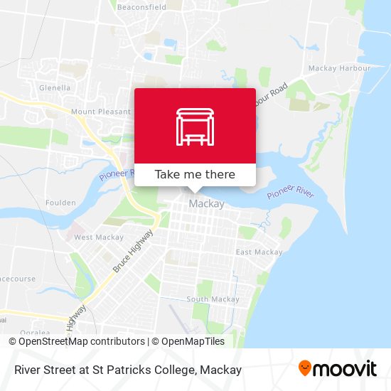 River Street at St Patricks College map