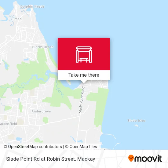 Mapa Slade Point Rd at Robin Street