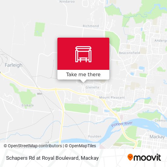 Schapers Rd at Royal Boulevard map