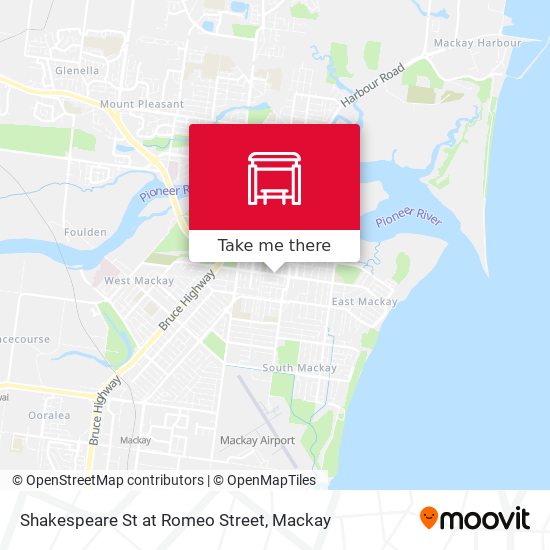 Shakespeare St at Romeo Street map