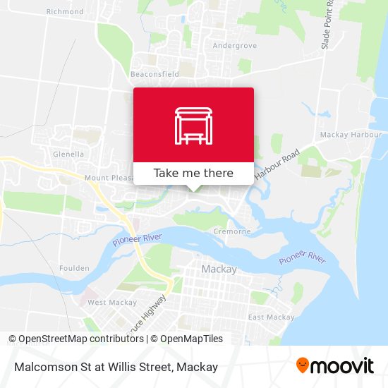 Malcomson St at Willis Street map