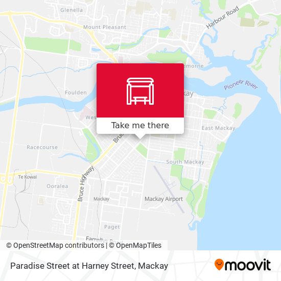 Paradise Street at Harney Street map