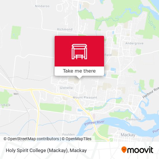 Holy Spirit College (Mackay) map