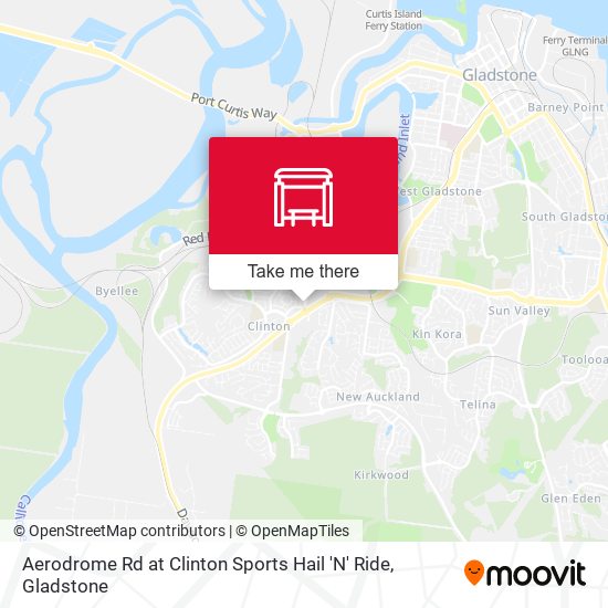 Aerodrome Rd at Clinton Sports Hail 'N' Ride map