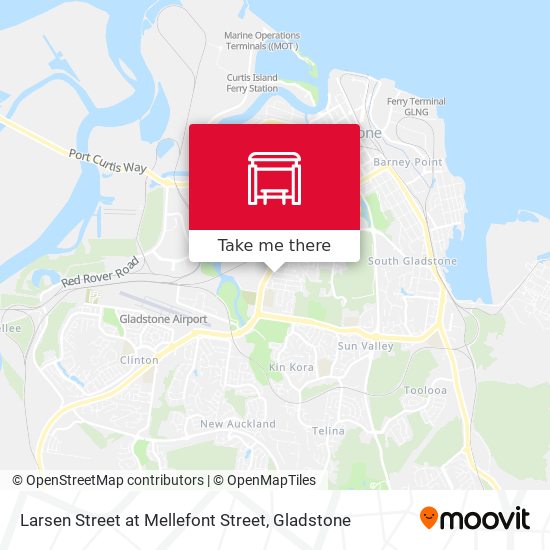 Larsen Street at Mellefont Street map