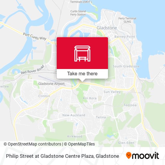 Philip Street at Gladstone Centre Plaza map
