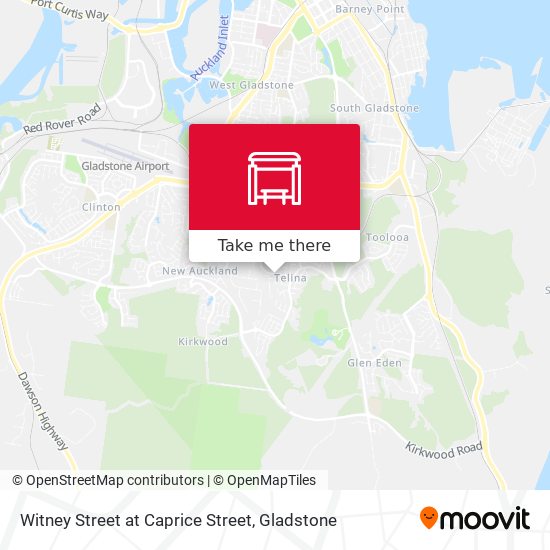 Witney Street at Caprice Street map
