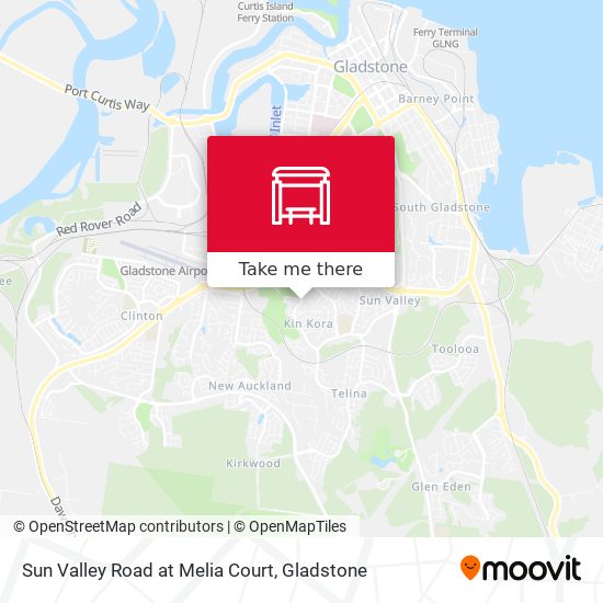Sun Valley Road at Melia Court map