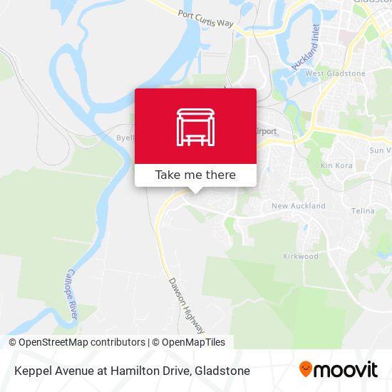 Keppel Avenue at Hamilton Drive map
