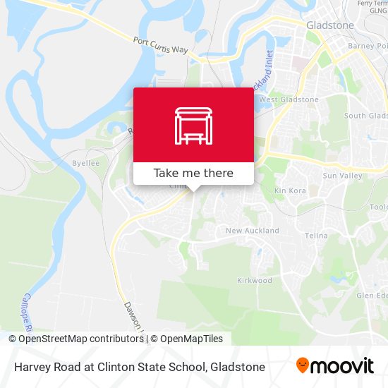 Harvey Road at Clinton State School map