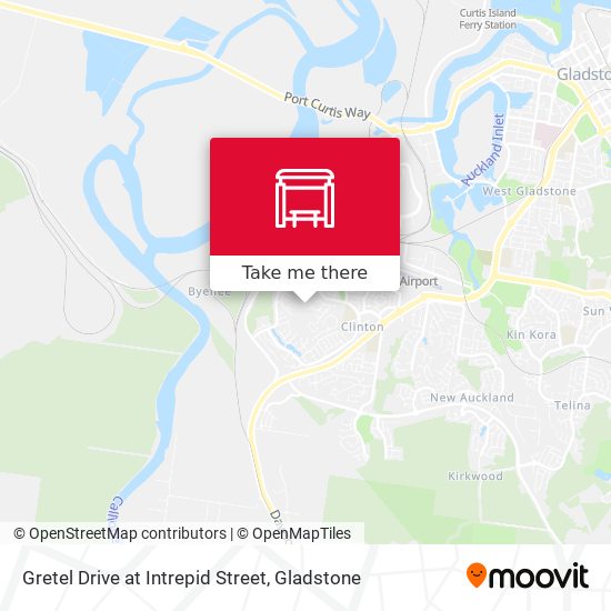 Gretel Drive at Intrepid Street map