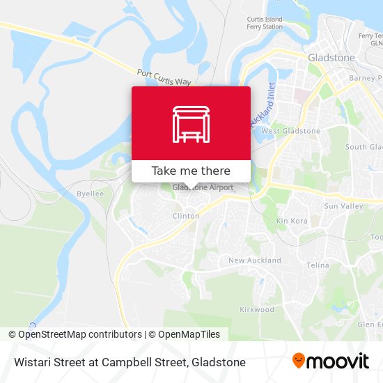 Wistari Street at Campbell Street map