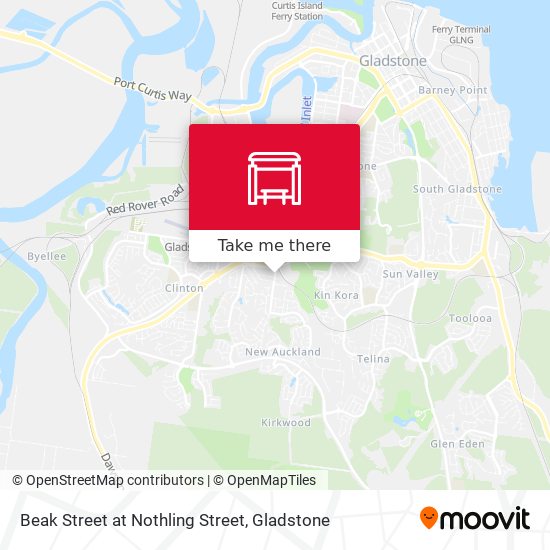 Beak Street at Nothling Street map