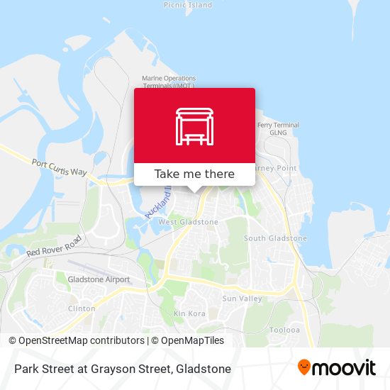 Park Street at Grayson Street map