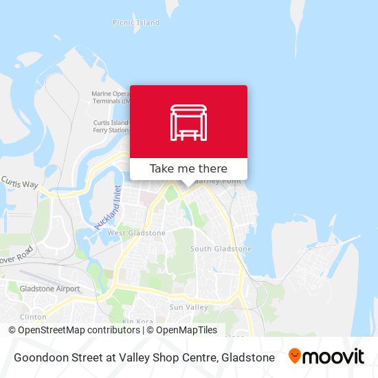 Goondoon Street at Valley Shop Centre map