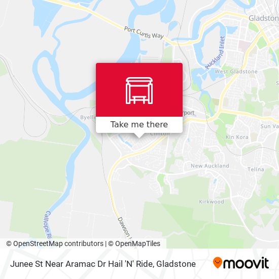 Junee St Near Aramac Dr Hail 'N' Ride map