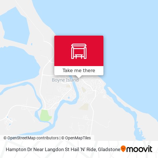 Hampton Dr Near Langdon St Hail 'N' Ride map