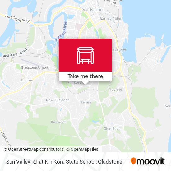 Sun Valley Rd at Kin Kora State School map