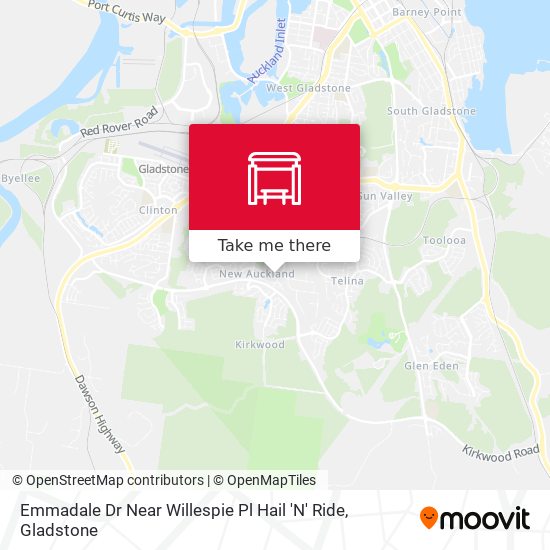 Emmadale Dr Near Willespie Pl Hail 'N' Ride map