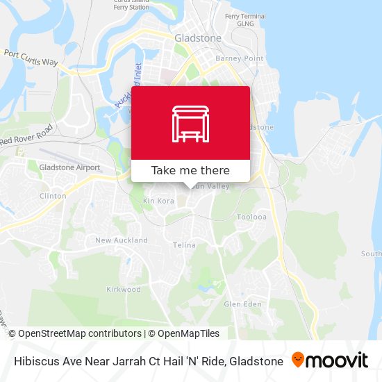 Hibiscus Ave Near Jarrah Ct Hail 'N' Ride map