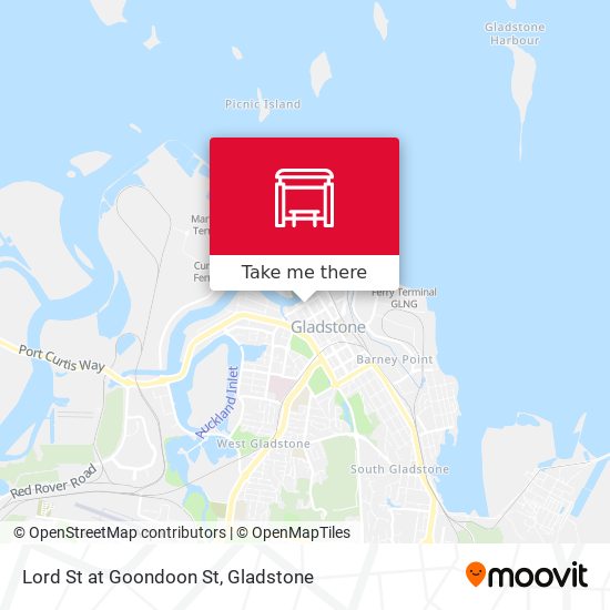 Lord St at Goondoon St map
