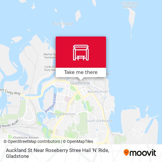 Auckland St Near Roseberry Stree Hail 'N' Ride map