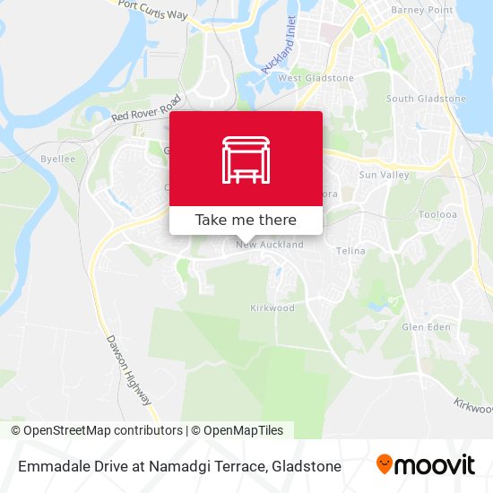 Emmadale Drive at Namadgi Terrace map