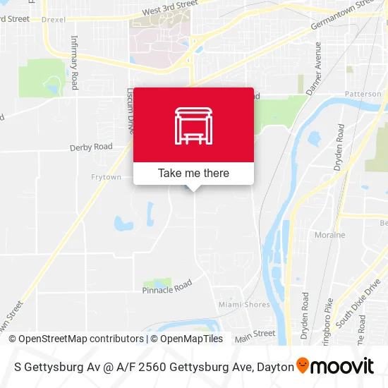 S Gettysburg Av @ A / F 2560 Gettysburg Ave map