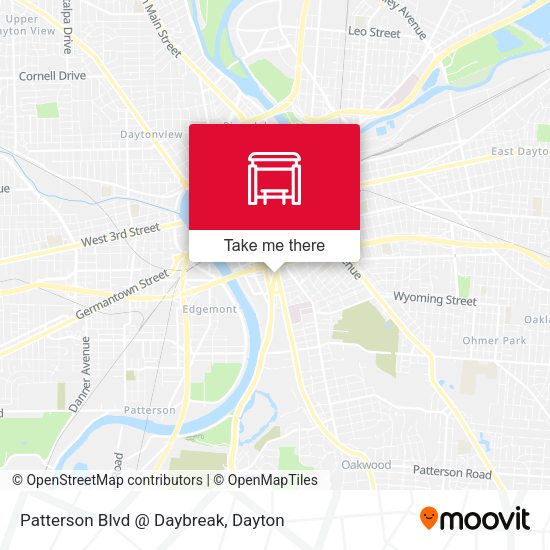 Patterson Blvd @ Daybreak map