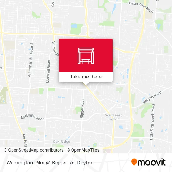 Wilmington Pike @ Bigger Rd map