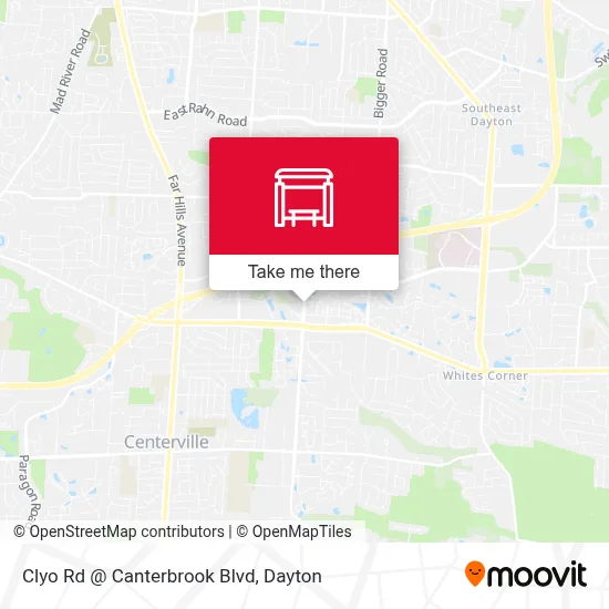 Clyo Rd @ Canterbrook Blvd map