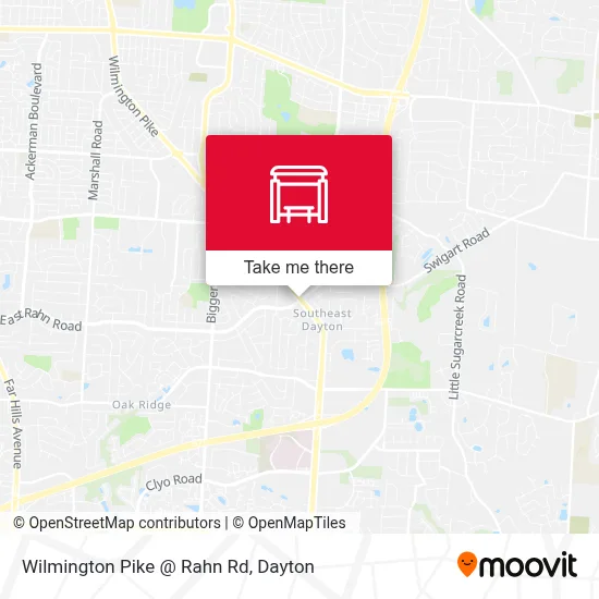 Wilmington Pike @ Rahn Rd map
