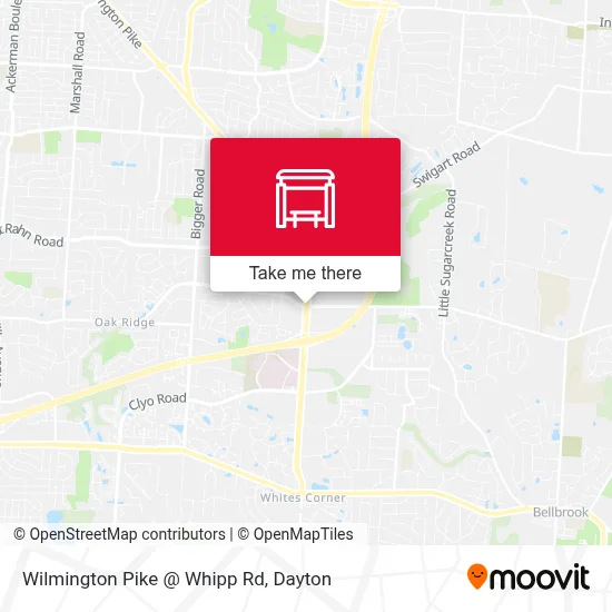 Wilmington Pike @ Whipp Rd map